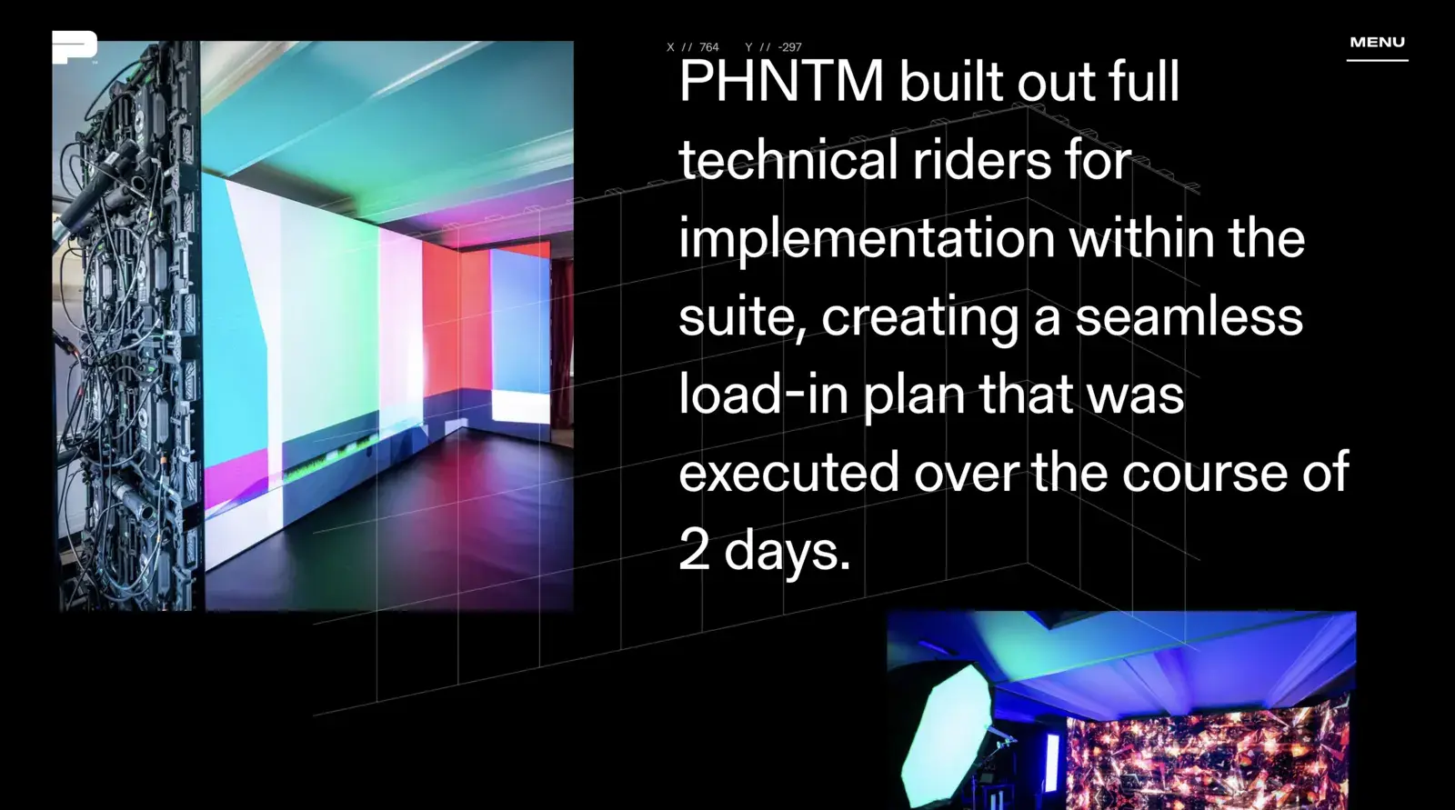 Phantom Labs case study layout