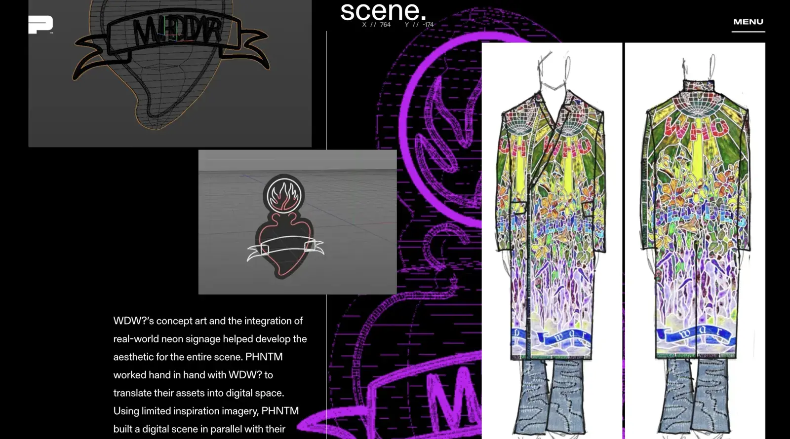 Phantom Labs case study layout